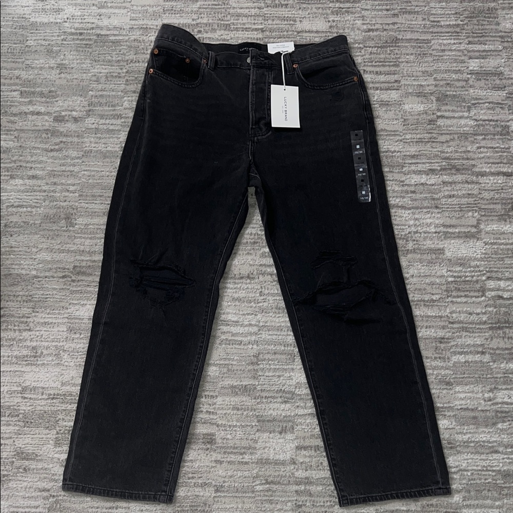 Lucky Brand Women's Black Straight Leg Jeans